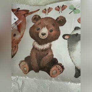 Wall decals, children’s room, baby animals
